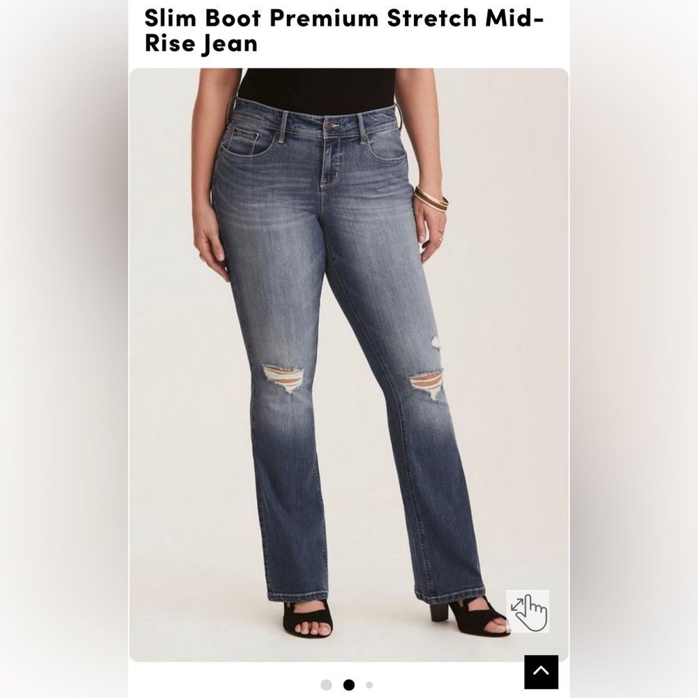 Torrid Slim Boot Jeans Size 14R